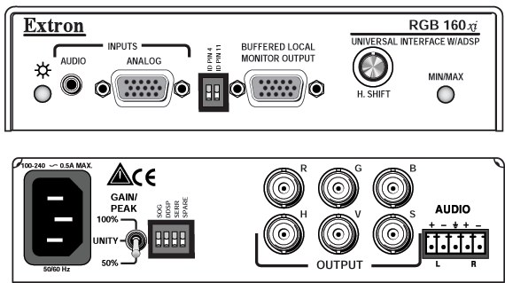 RGB 160xi Kit Panel Drawing