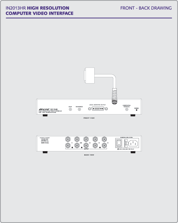 IN2013HR Panel Drawing