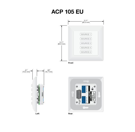 ACP 105 EU Panel Drawing