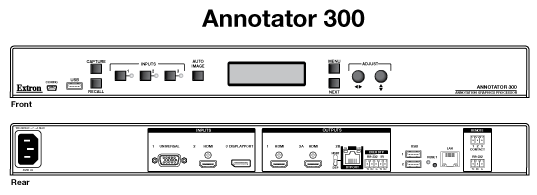 Annotator 300 Panel Drawing