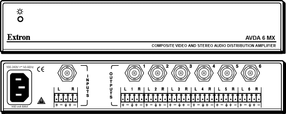 AVDA 6 MX Panel Drawing