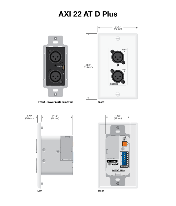 AXI 22 AT D Plus Panel Drawing