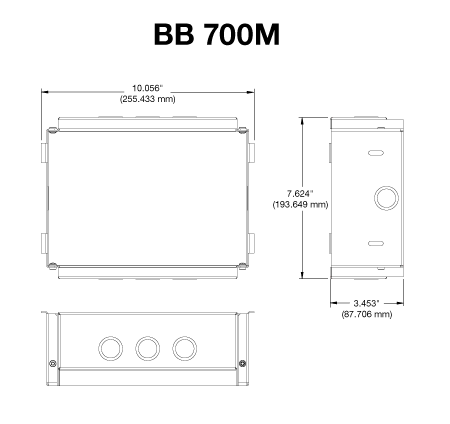 BB 700M Panel Drawing