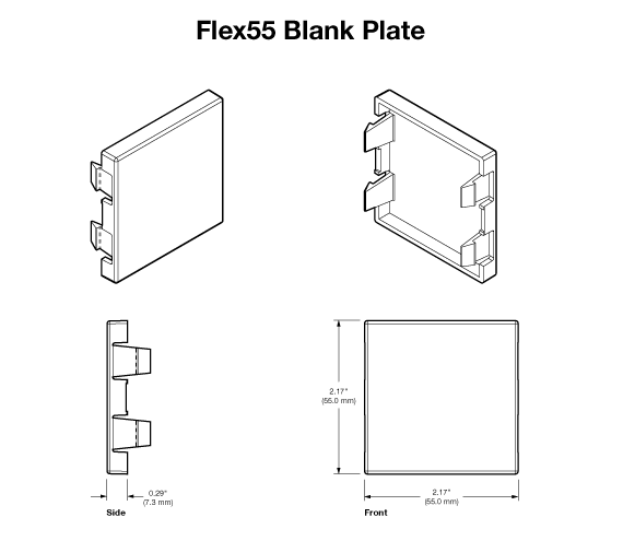 Blank Plate Panel Drawing