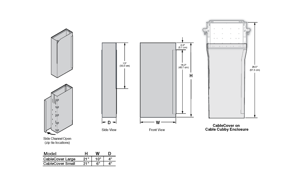 CableCover Panel Drawing
