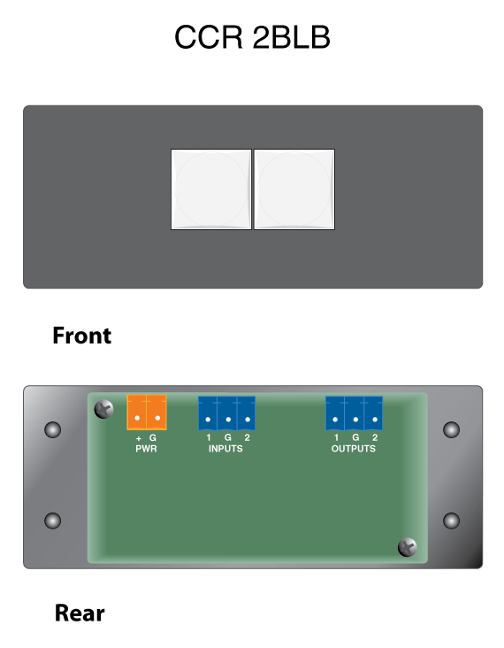 CCR 2BLB Panel Drawing