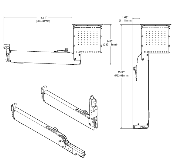 Retractor Panel Drawing