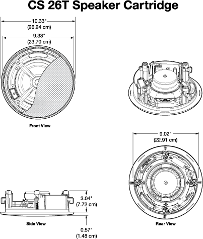 CS 26T Panel Drawing