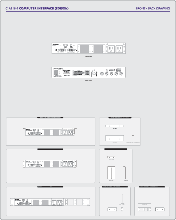 CIA116 Panel Drawing