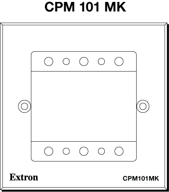 CPM101MK Panel Drawing