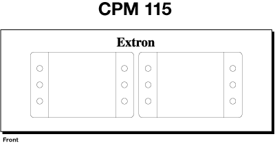 CPM115 Panel Drawing