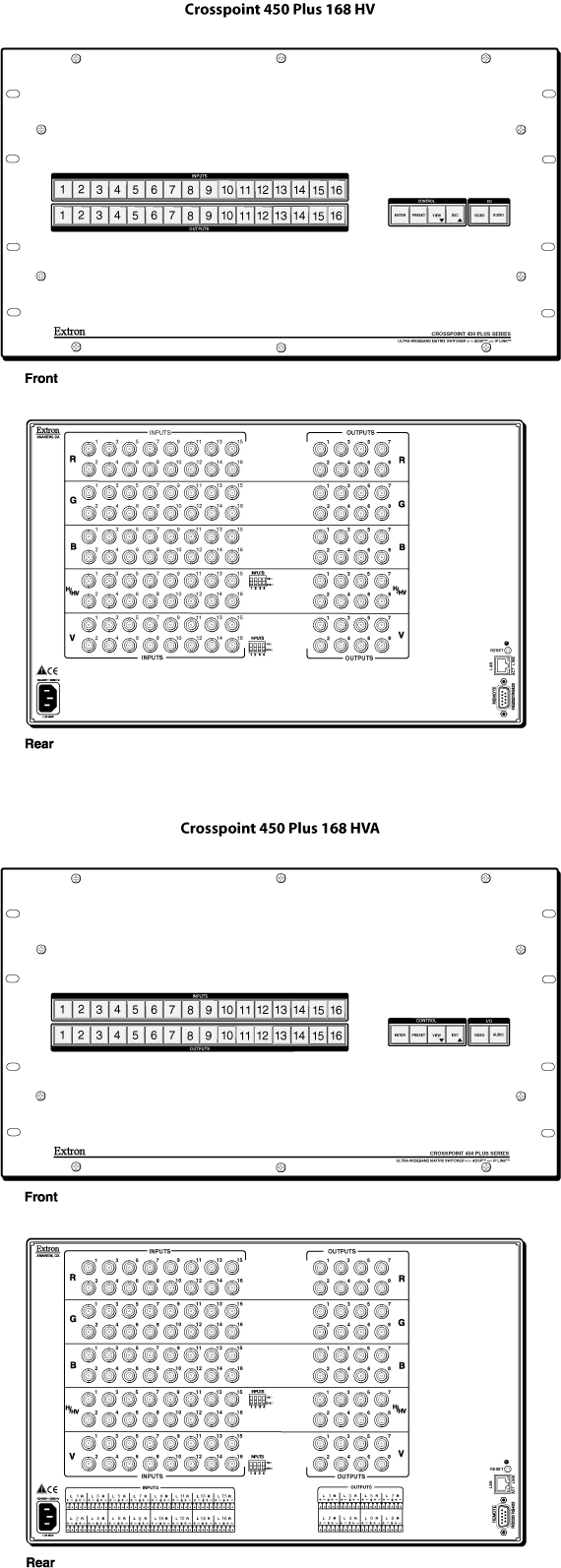 CrossPoint 450 Plus 168 Panel Drawing