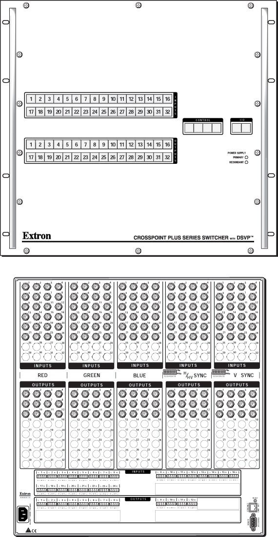 CrossPoint Plus 2412 with DSVP™ Panel Drawing