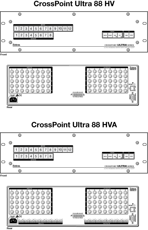 CrossPoint Ultra 88 Panel Drawing