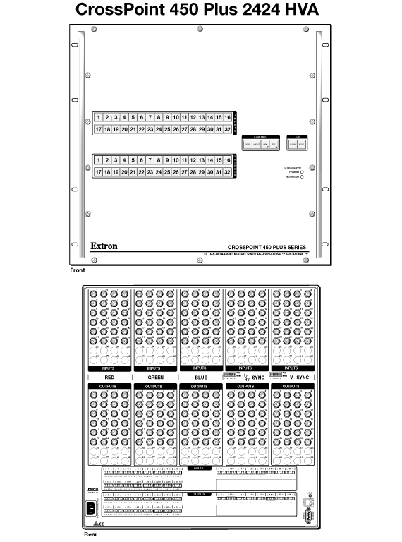 CrossPoint 450 Plus 2424 Panel Drawing