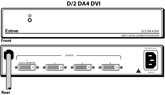 D/2 DA4 DVI Panel Drawing