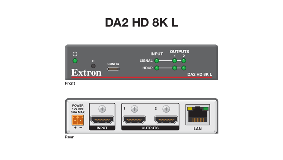 DA HD 8K L Series Panel Drawing