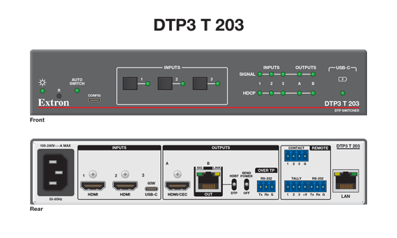 DTP3 T 203 Panel Drawing