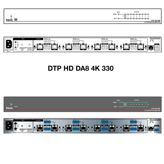 DTP HD DA 4K 330 Panel Drawing