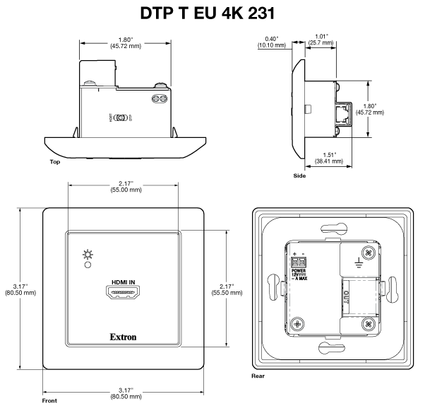 DTP T EU 4K 231 Panel Drawing