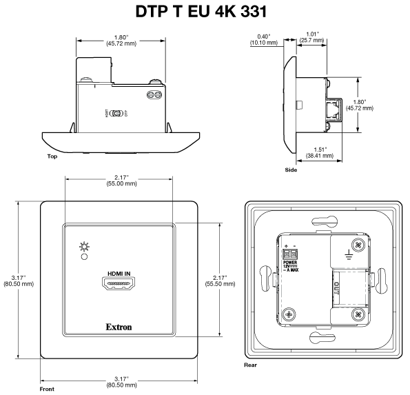 DTP T EU 4K 331 Panel Drawing