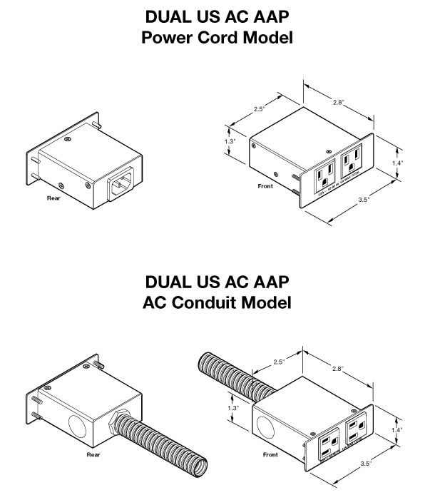 DUAL AC AAP Panel Drawing