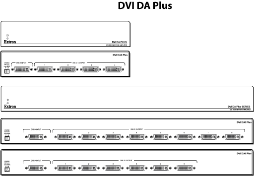 DVI DA Plus Series Panel Drawing