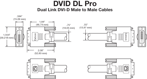 DVID DL Pro Series Panel Drawing