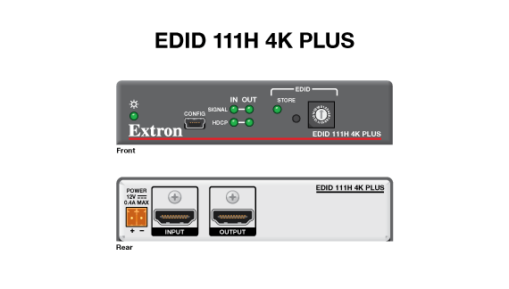 EDID 111H 4K PLUS Panel Drawing