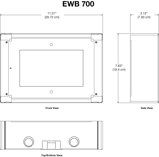 EWB 700 Panel Drawing