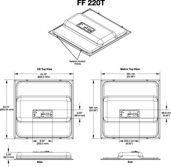 FF 220T Panel Drawing