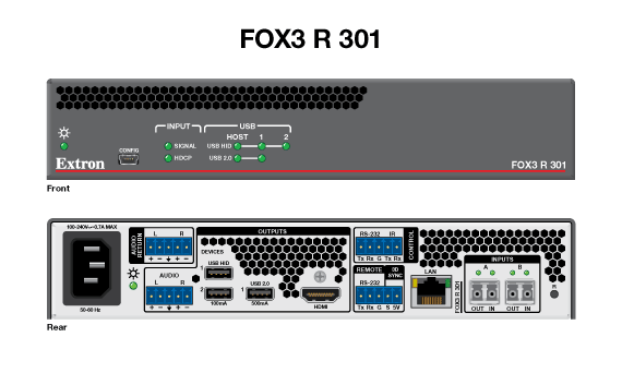 FOX3 R 301 Panel Drawing