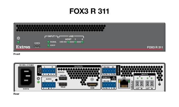 FOX3 R 311 Panel Drawing