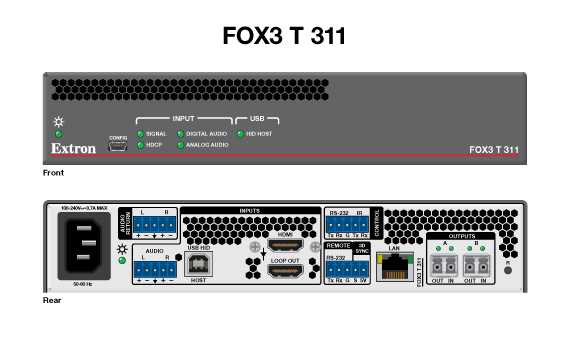 FOX3 T 311 Panel Drawing