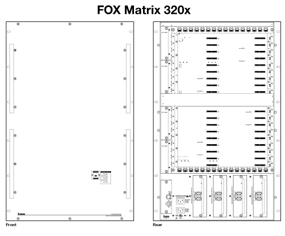 FOX Matrix 320x Panel Drawing