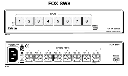 FOX SW8 Panel Drawing