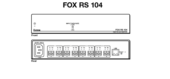 FOX RS 104 Panel Drawing