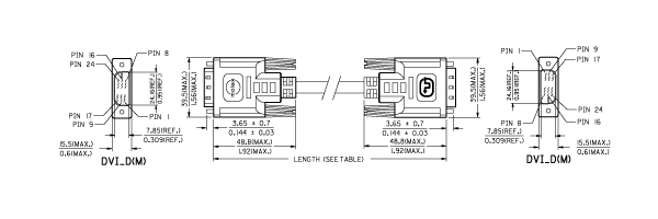 IN9700 Series Panel Drawing