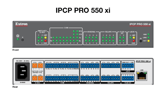 IPCP Pro 550 xi Panel Drawing