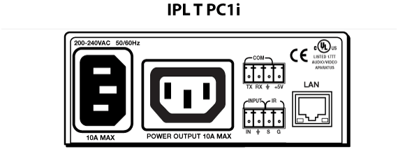 IPL T PC1i Panel Drawing