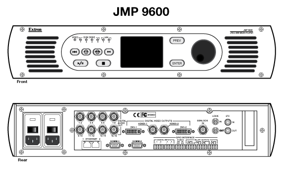 JMP 9600 Panel Drawing
