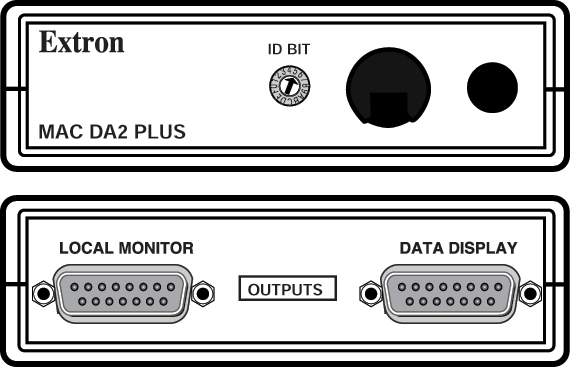 Mac DA2 PLUS Panel Drawing