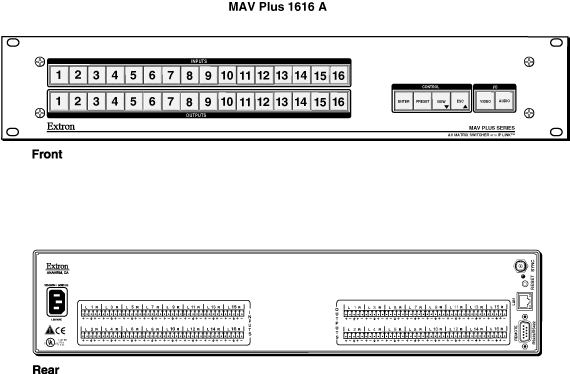 MAV Plus 1616 A Panel Drawing