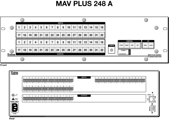 MAV Plus 248  A Panel Drawing