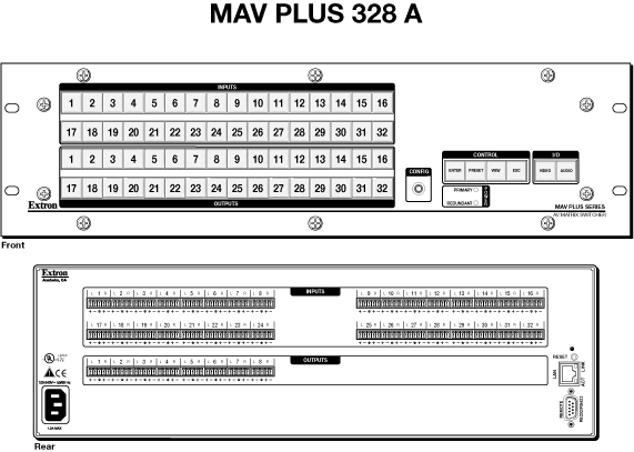 MAV Plus 328 A Panel Drawing