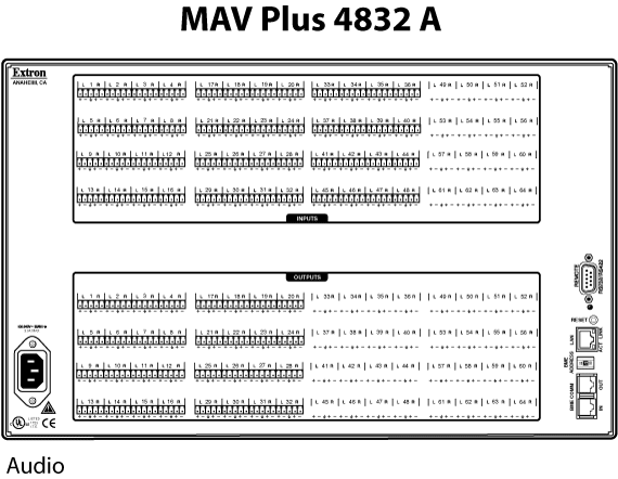 MAV Plus 4832 A Panel Drawing