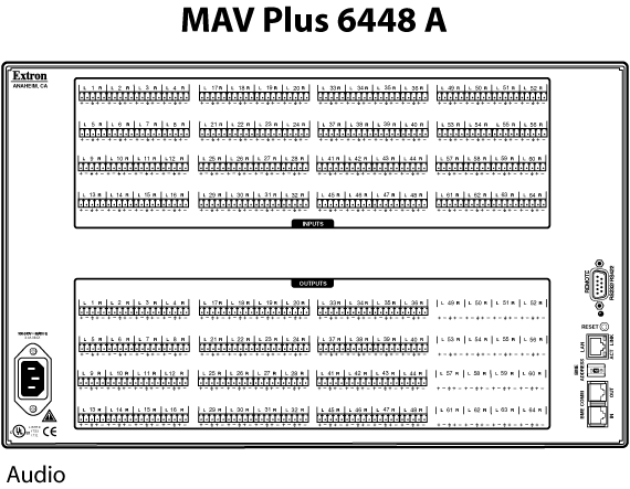 MAV Plus 6448 A Panel Drawing