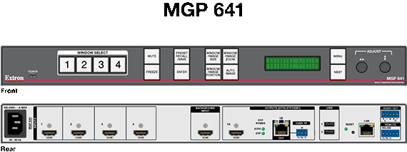 MGP 641 Panel Drawing