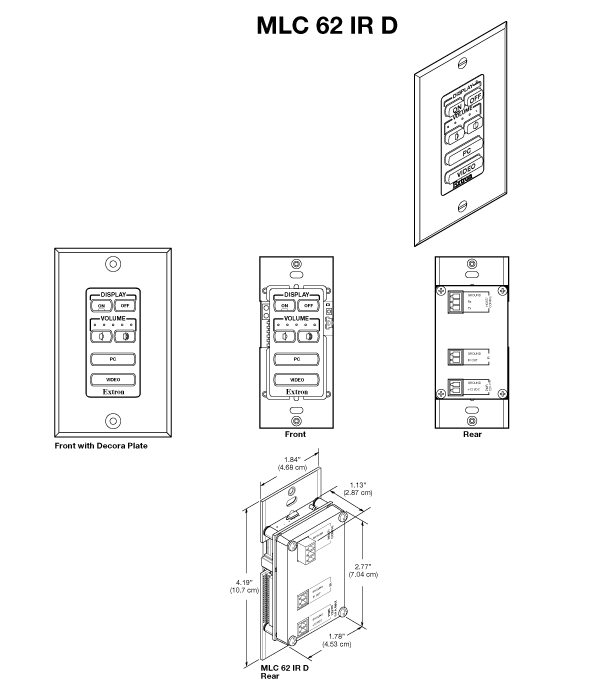 MLC 62 IR D Panel Drawing