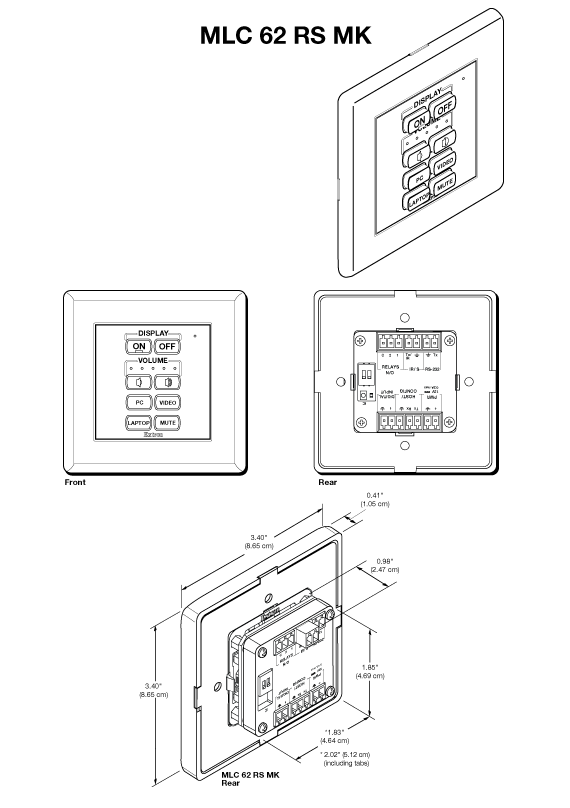 MLC 62 RS MK Panel Drawing